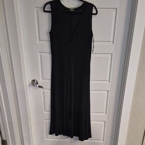 Sleeveless Black Button Maxi Dress - Miss Love - Boutique
